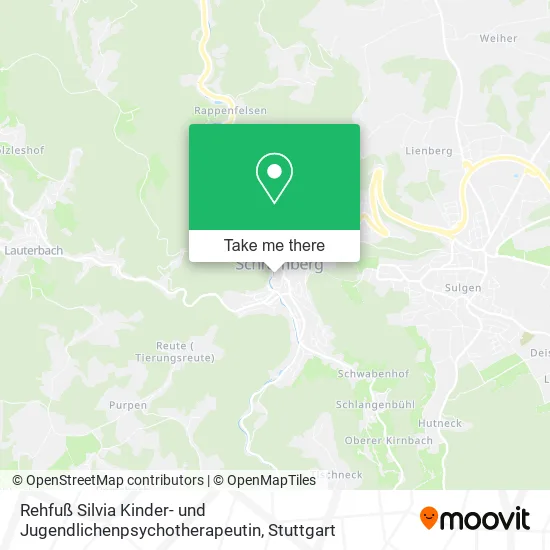 Карта Rehfuß Silvia Kinder- und Jugendlichenpsychotherapeutin