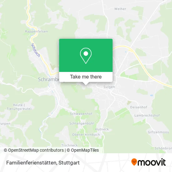 Карта Familienferienstätten