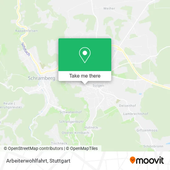 Карта Arbeiterwohlfahrt