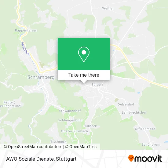 Карта AWO Soziale Dienste