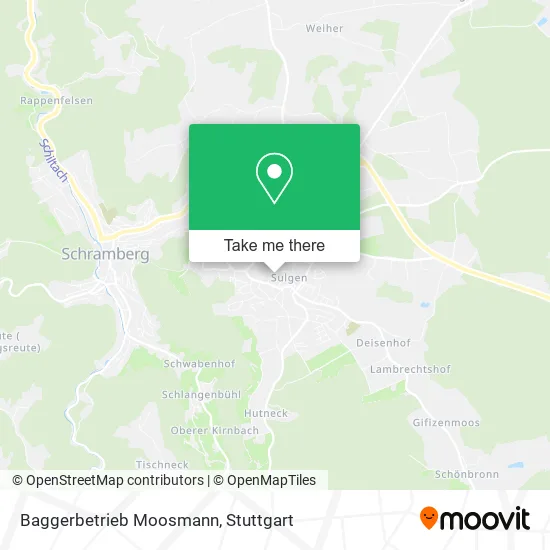 Карта Baggerbetrieb Moosmann