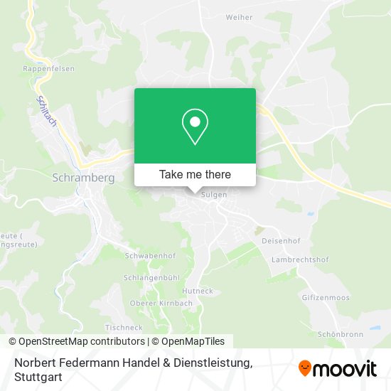 Карта Norbert Federmann Handel & Dienstleistung