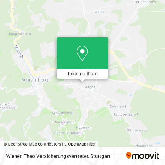 Карта Wienen Theo Versicherungsvertreter