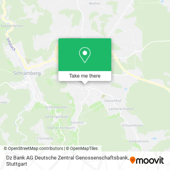 Карта Dz Bank AG Deutsche Zentral Genossenschaftsbank