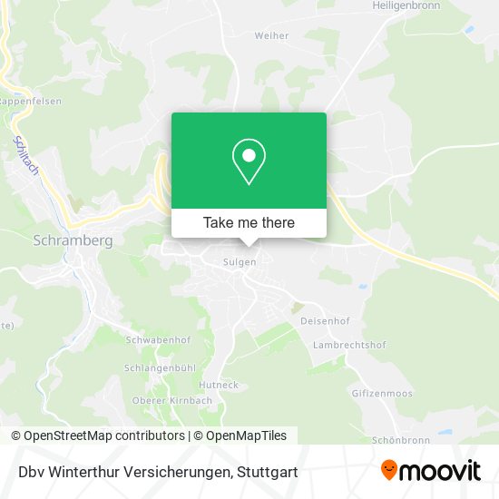 Dbv Winterthur Versicherungen map