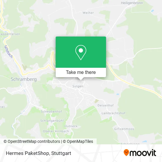 Карта Hermes PaketShop