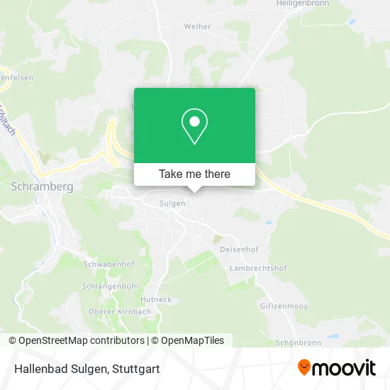 Карта Hallenbad Sulgen
