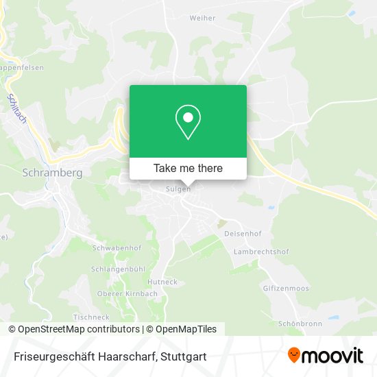 Friseurgeschäft Haarscharf map