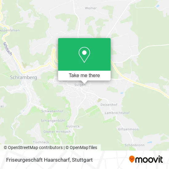 Friseurgeschäft Haarscharf map