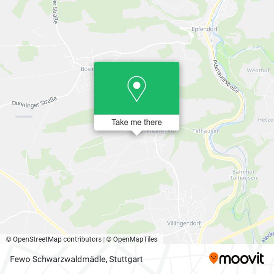 Карта Fewo Schwarzwaldmädle