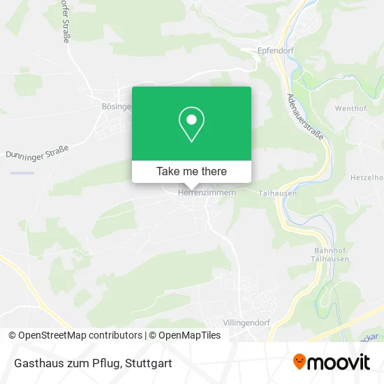 Карта Gasthaus zum Pflug