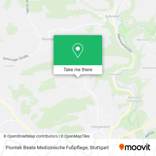 Карта Piontek Beate Medizinische Fußpflege