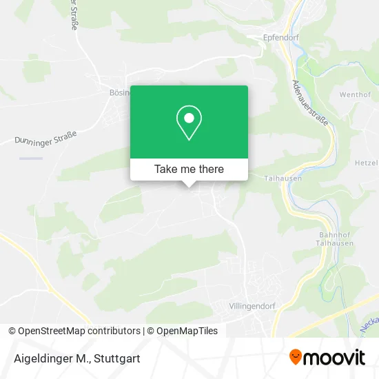 Карта Aigeldinger M.