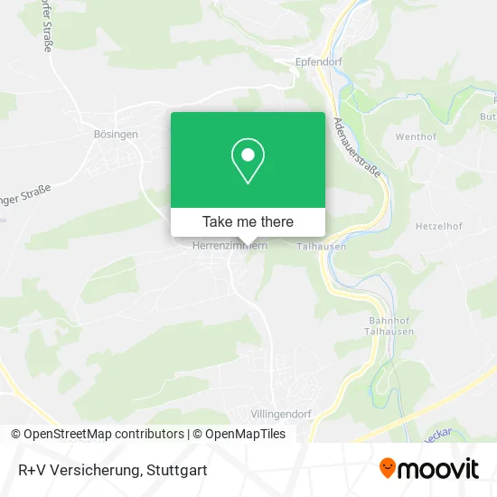 R+V Versicherung map