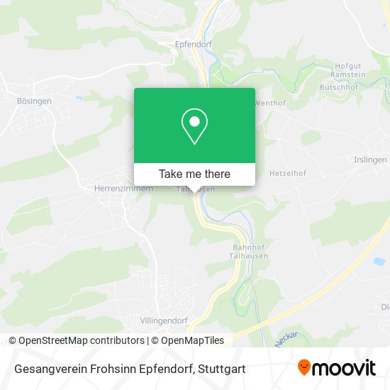 Gesangverein Frohsinn Epfendorf map