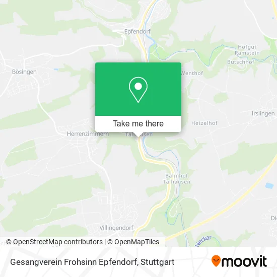Карта Gesangverein Frohsinn Epfendorf