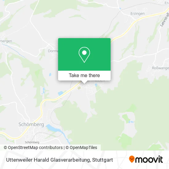 Карта Uttenweiler Harald Glasverarbeitung