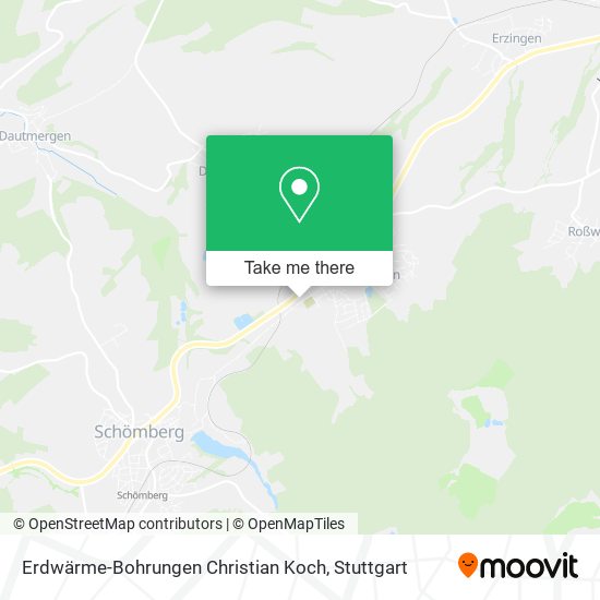 Erdwärme-Bohrungen Christian Koch map