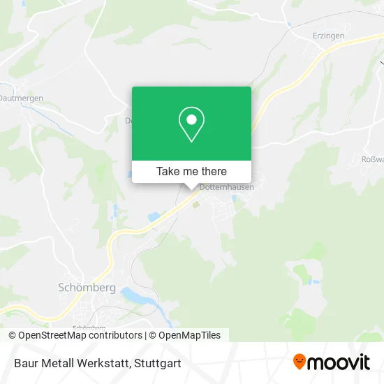 Baur Metall Werkstatt map
