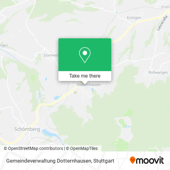 Карта Gemeindeverwaltung Dotternhausen