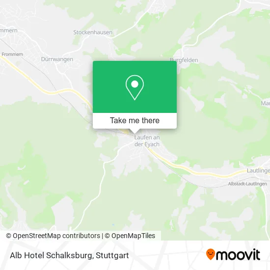 Карта Alb Hotel Schalksburg