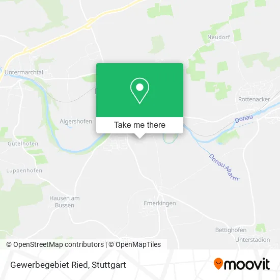 Карта Gewerbegebiet Ried