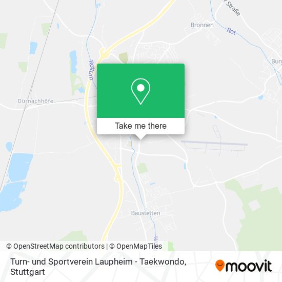 Turn- und Sportverein Laupheim - Taekwondo map