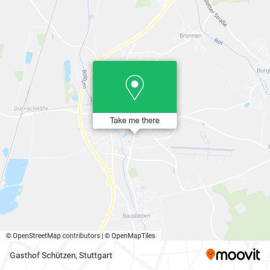 Gasthof Schützen map