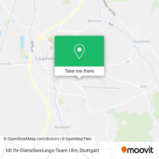 Idt Ihr-Dienstleistungs-Team Ulm map