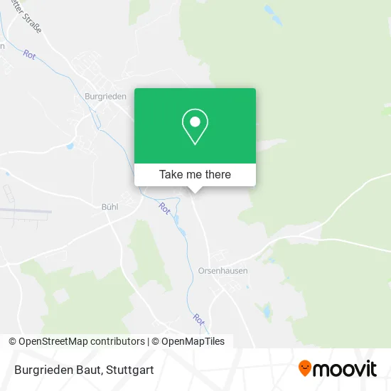 Карта Burgrieden Baut