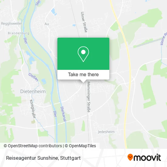 Карта Reiseagentur Sunshine