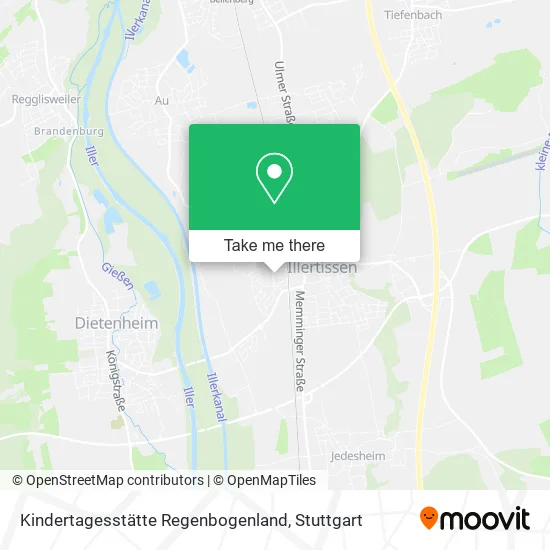 Карта Kindertagesstätte Regenbogenland
