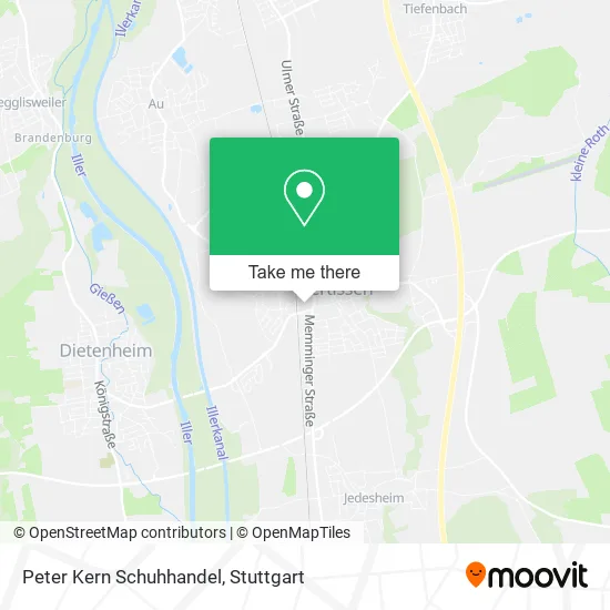 Карта Peter Kern Schuhhandel