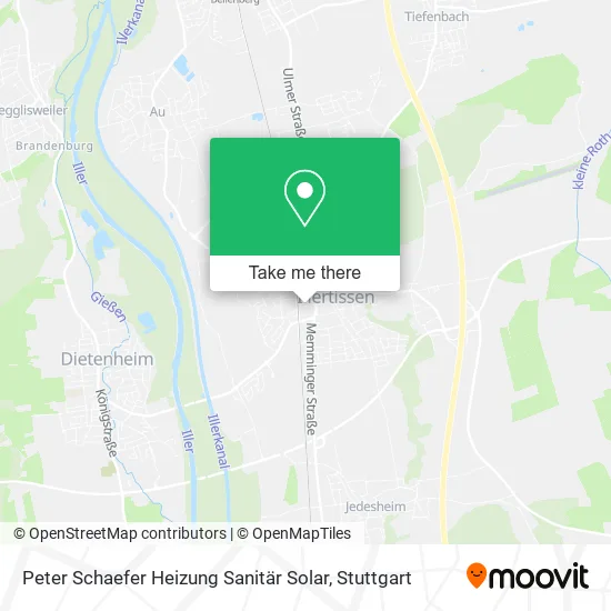 Карта Peter Schaefer Heizung Sanitär Solar
