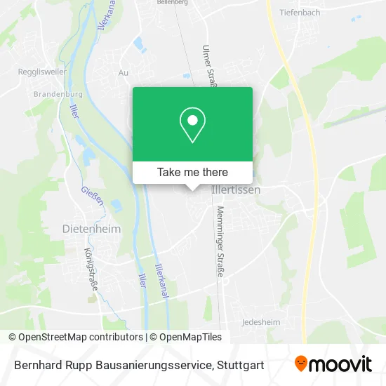 Карта Bernhard Rupp Bausanierungsservice