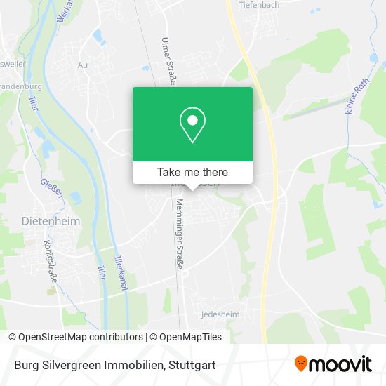 Burg Silvergreen Immobilien map