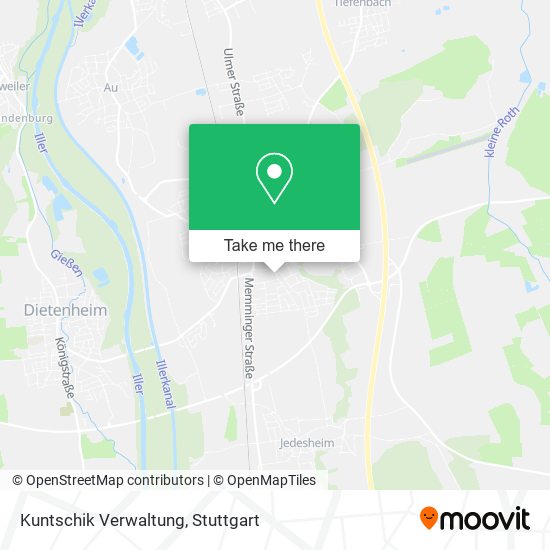 Карта Kuntschik Verwaltung