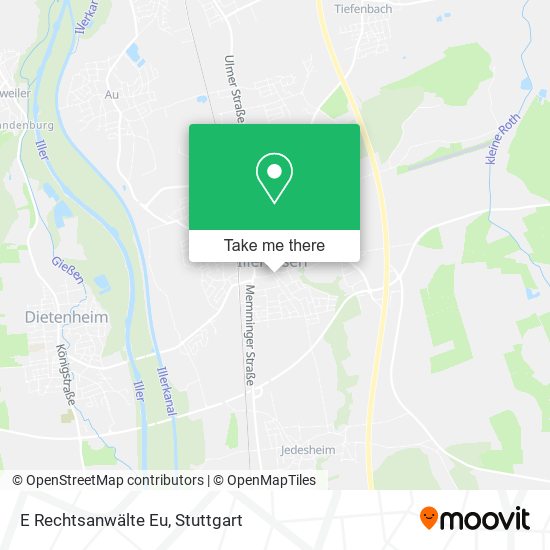 E Rechtsanwälte Eu map