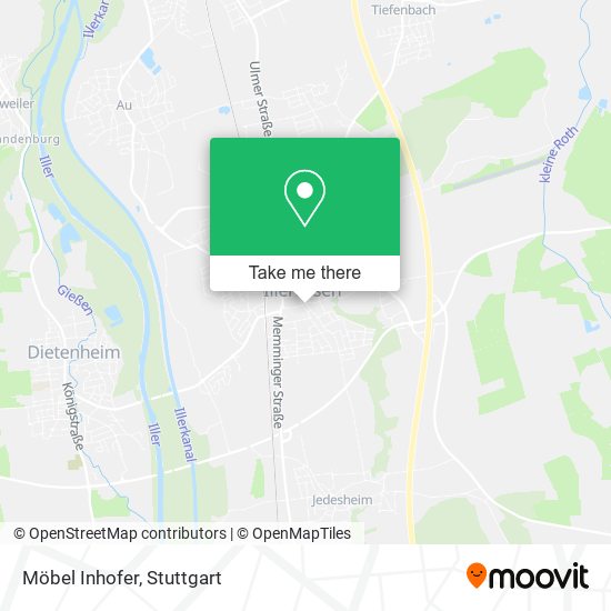 Карта Möbel Inhofer