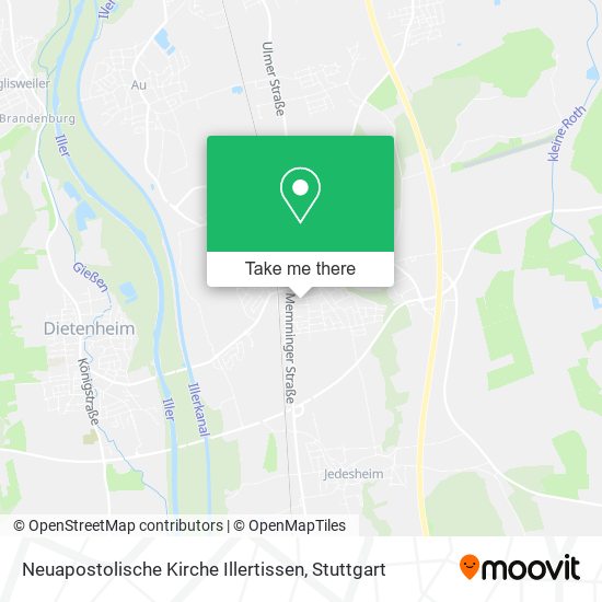 Neuapostolische Kirche Illertissen map