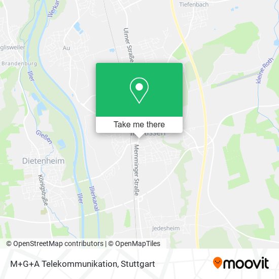 M+G+A Telekommunikation map