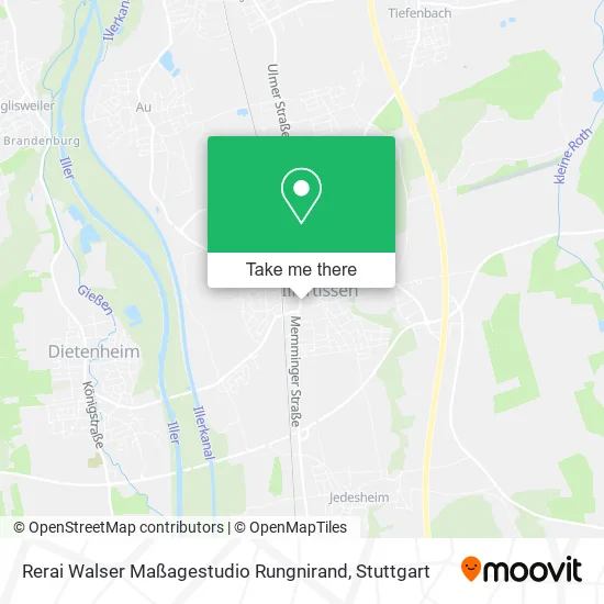 Карта Rerai Walser Maßagestudio Rungnirand