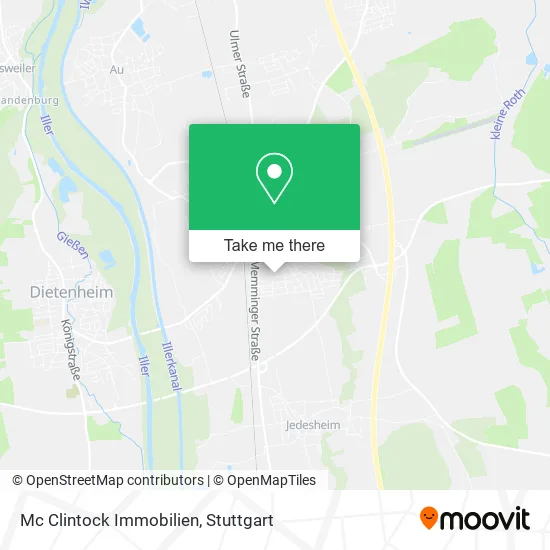 Карта Mc Clintock Immobilien