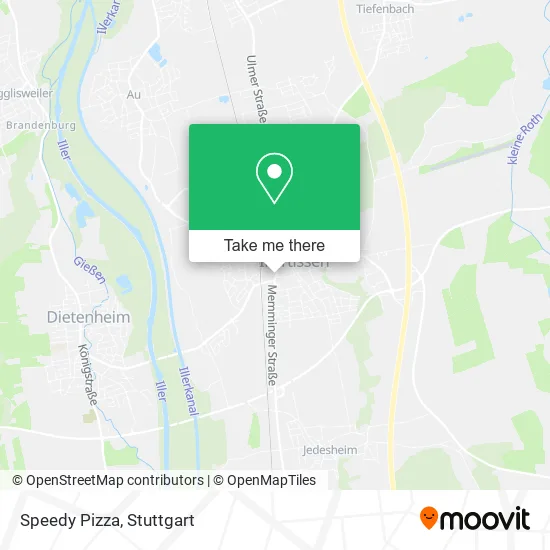 Карта Speedy Pizza