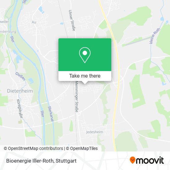 Bioenergie Iller-Roth map