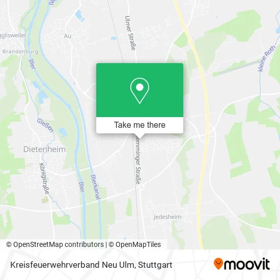 Карта Kreisfeuerwehrverband Neu Ulm