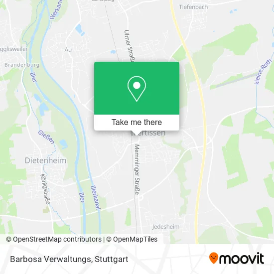 Карта Barbosa Verwaltungs