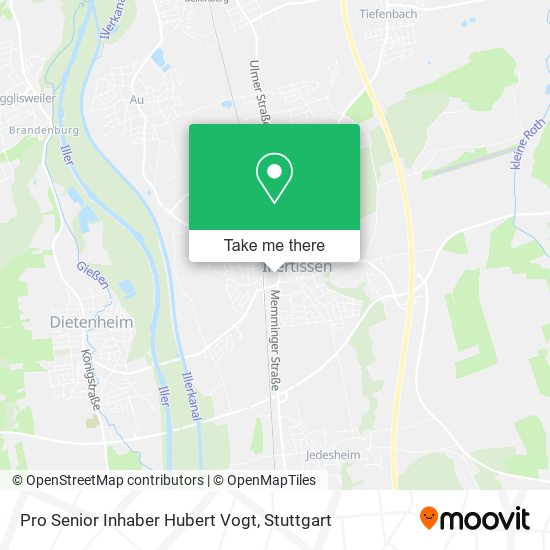 Pro Senior Inhaber Hubert Vogt map