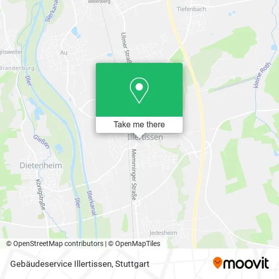 Карта Gebäudeservice Illertissen