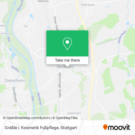 Карта Gräßle i. Kosmetik Fußpflege